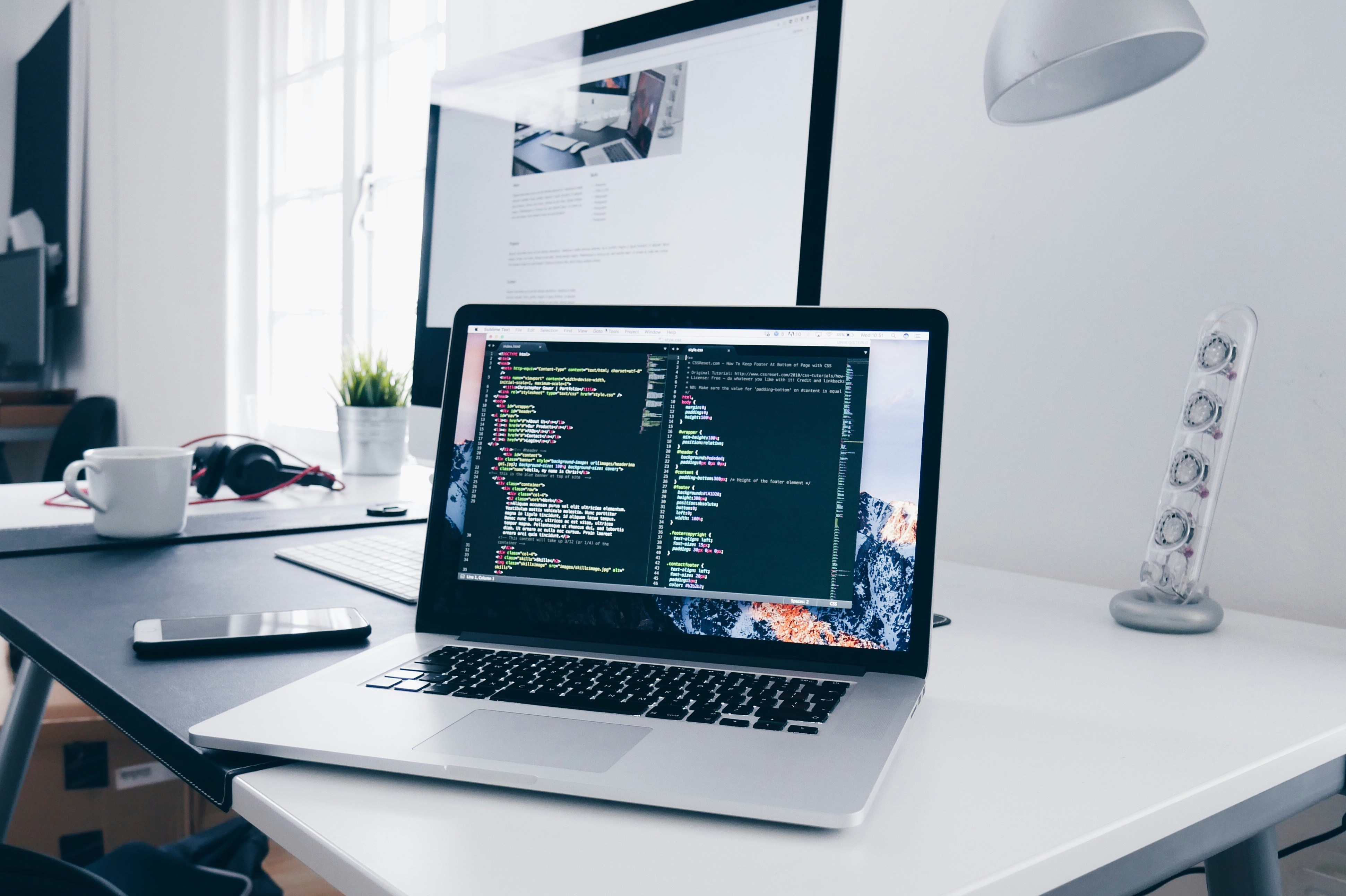 5cubix employee laptop screen showing visual studio code